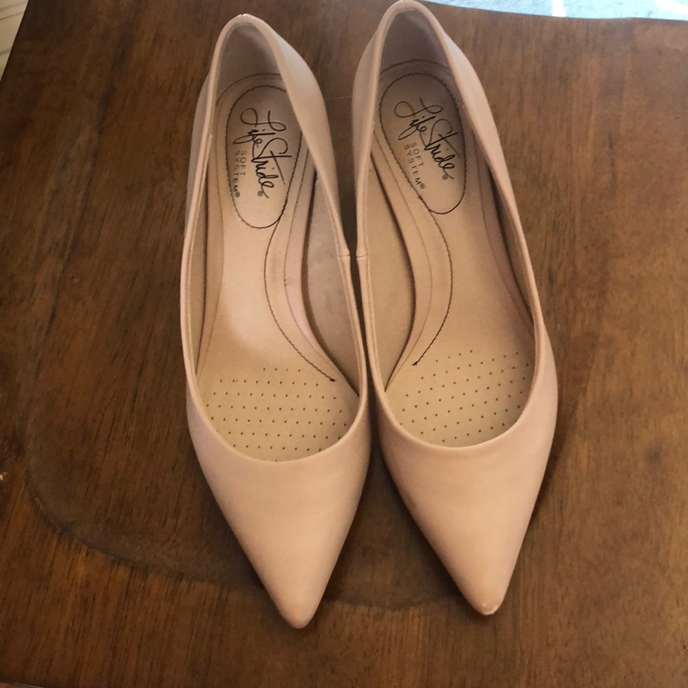 High heel shoes